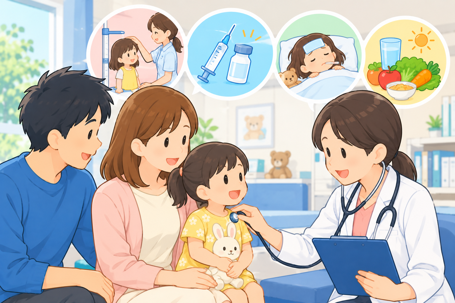 子どもの健康のイラスト
